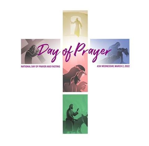 National Day of Prayer and Fasting – Ash Wednesday